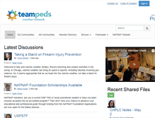 Tablet Screenshot of community.napnap.org